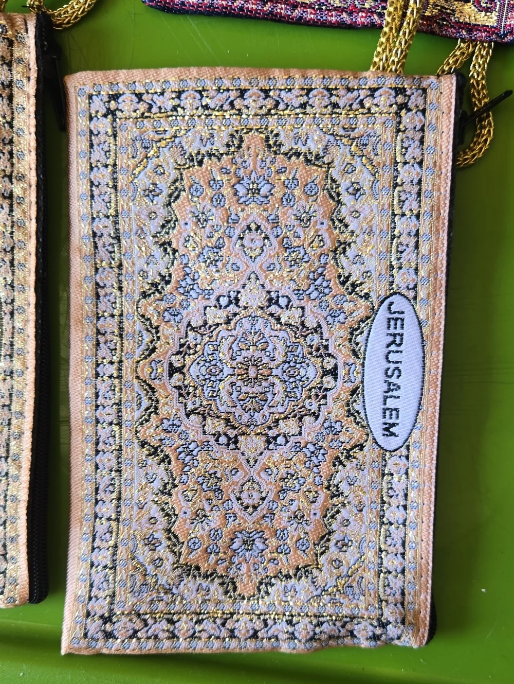 7 Embroidered Persian-Style Zip Wristlet Wallet - Multicolor